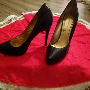 Black Sequences Stiletto Pumps